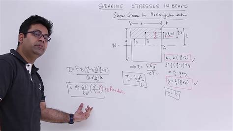Shear stress assumed constant through thickness t, i.e., due to thinnness our averaging is now accurate/exact. Shear Stresses in Rectangular Section - YouTube