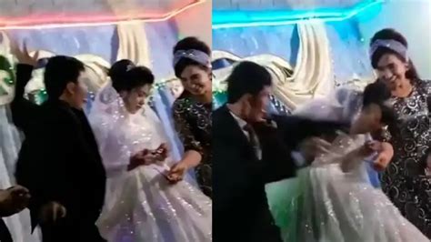 Groom Brutally Slaps Bride In Front Of Guests Video Goes Viral Again
