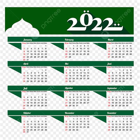 Islamic Calendar 2022 