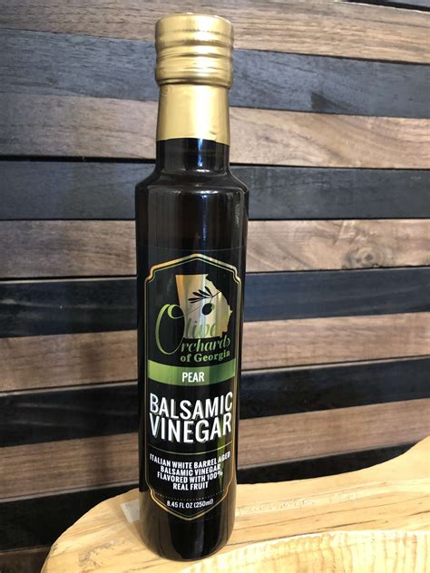 Balsamic Vinegar 250 Ml 85 Fl Oz Pear Flavored