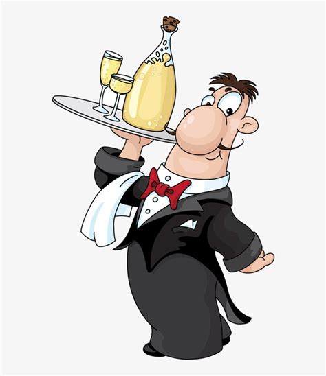 Waiter Free Download Best On Clipartmag Com Ⓒ Waiter Funny 600x892