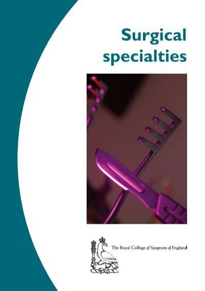 Surgical Specialties Surgical Careers The Royal College Of