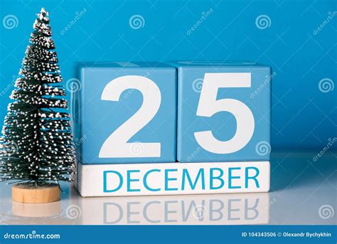 Christmas December 25th Day 25 Of December Month Calendar With