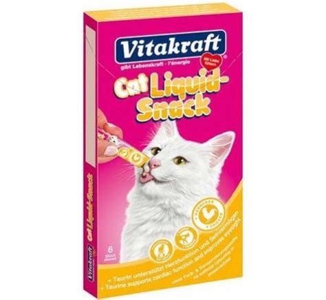 Vitakraft Cat Liquid Snack Per Gatti 6x15 Gr Lora Degli Animali