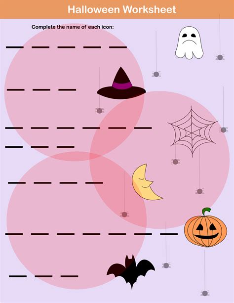 Halloween Worksheets For Kids Printable