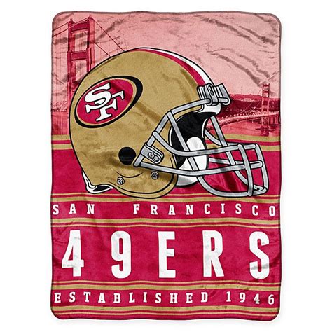 Nfl San Francisco 49ers Silk Touch Throw Blanket By The Northwest Bed