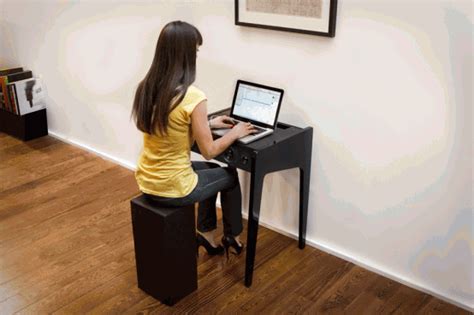 Compact Multimedia Laptop Desk With Built In Speakers System Digsdigs
