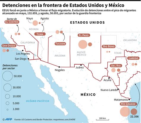 Top 100 Pictures Mapa De La Frontera De Mexico Y Estados Unidos Excellent
