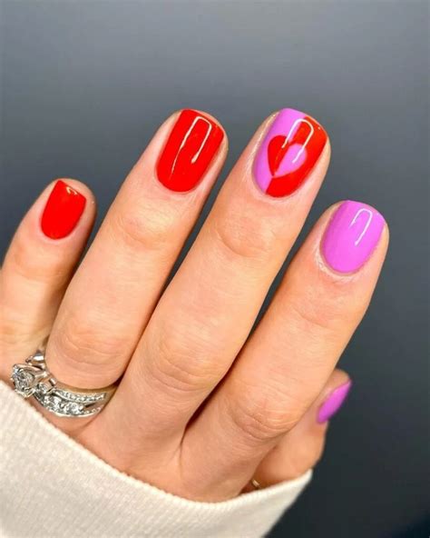 Cute Pink Nails Pink Nail Art Cute Gel Nails Heart Nail Designs