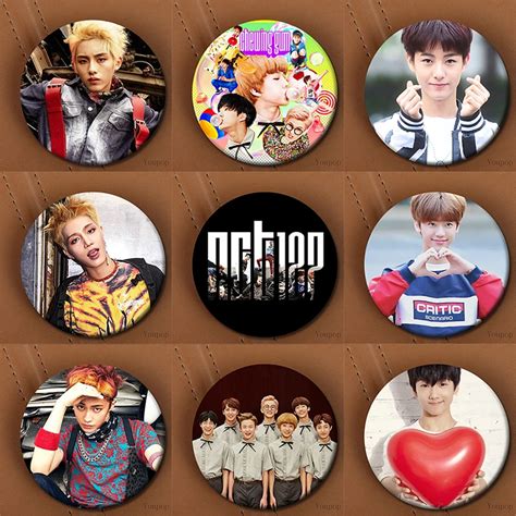 Youpop Kpop Korean Nct U Nct 127 Nct Dream Nctu Nct127 Metal 58mm Round Badge Pins And Brooches