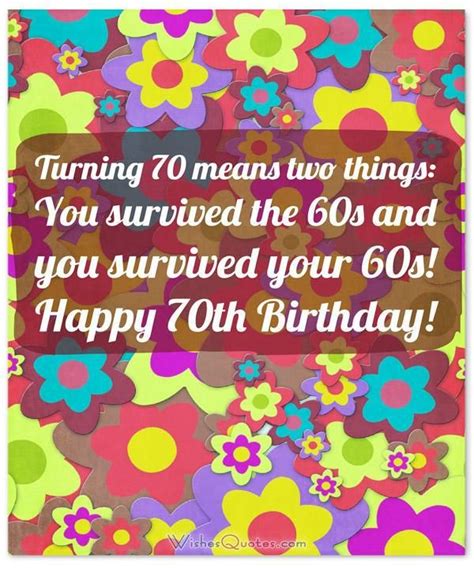 70th Birthday Wishes And Birthday Card Messages By Wishesquotes 70th