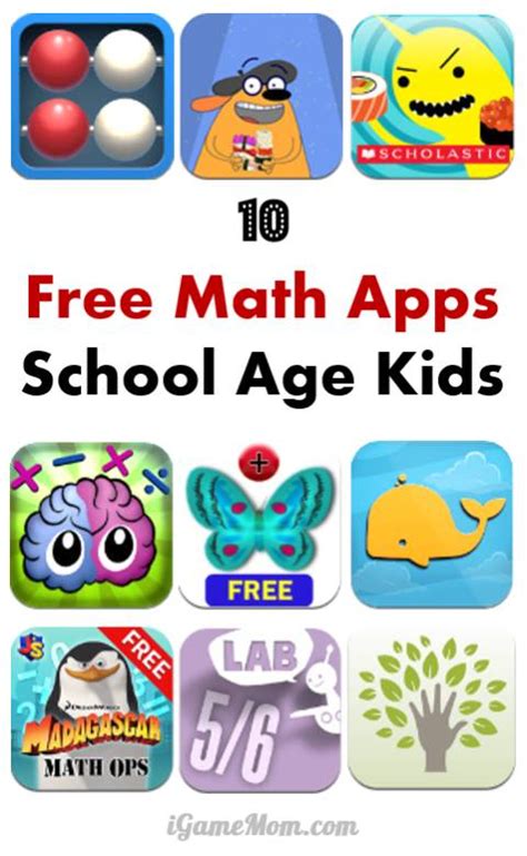 Kids can use this play learning app to learn 60 different topics and 3000 new words. 10 Free Math Apps for Elementary School Kids