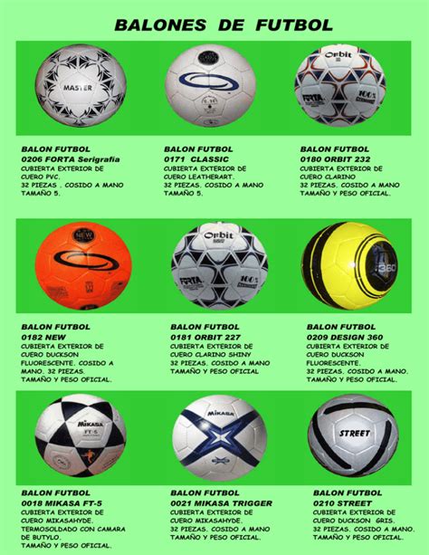 Catálogo De Balones De Fútbol En Pdf