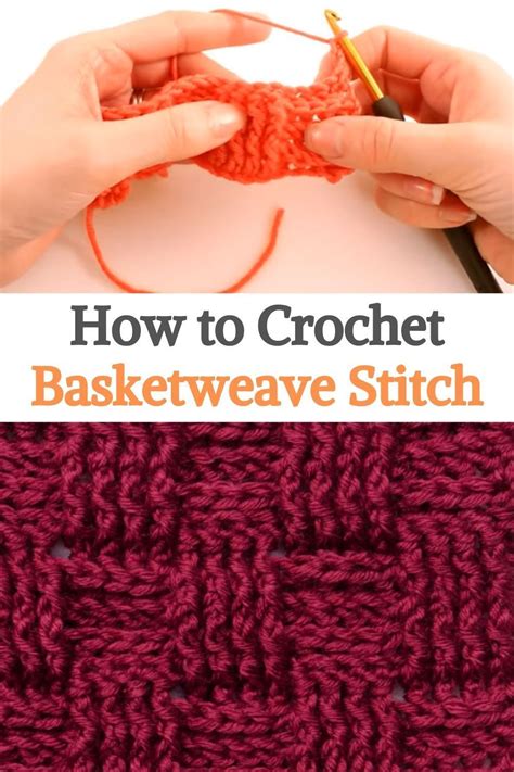 How To Crochet Basketweave Stitch Artofit