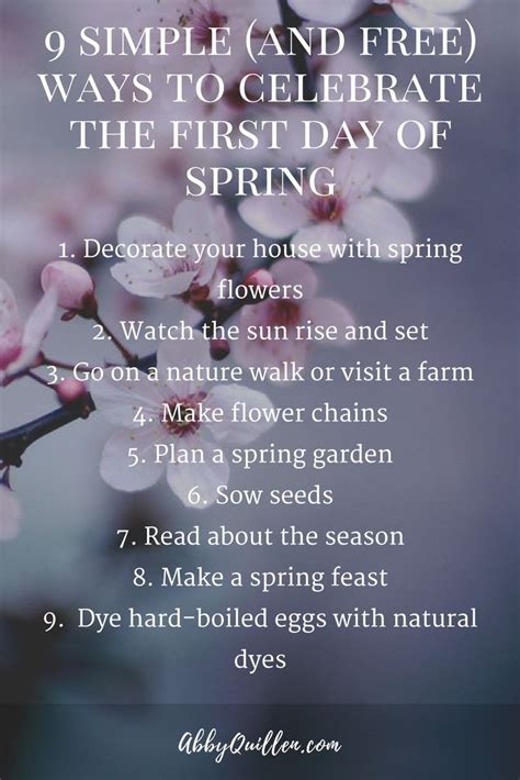 9 Simple And Free Ways To Celebrate The First Day Of Spring First