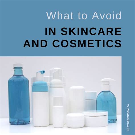What To Avoid In Skincare And Cosmetics
