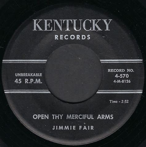 Jimmie Fair Open Thy Merciful Arms Gentle Hands 1953 Vinyl Discogs