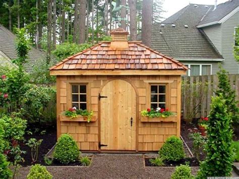 It's spring and it's time to do some garden work! Garden Shed Ideas with Vintage Details - Story Book Design ...