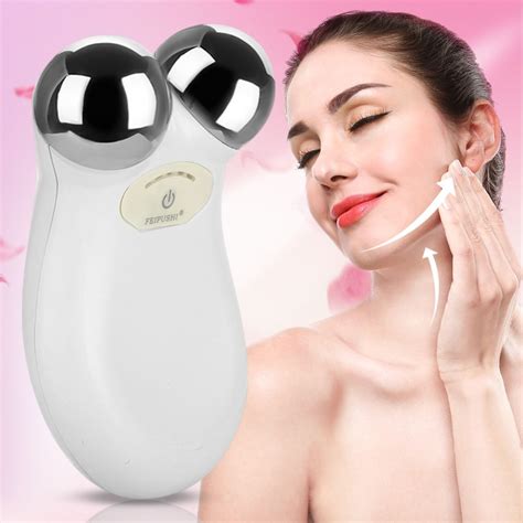 electric face roller massager microcurrent vibration face lift massager wrinkle puffiness