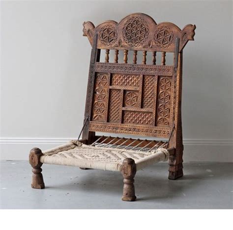 Old Indian Carved Chair Tuscan Decorating Southwestern Decorating