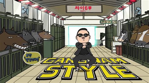 Psy Gangnam Style Official Video Lyrics Youtube