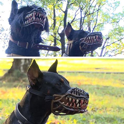 Buy Fgsddll Scary Dog Muzzle For Halloweenhilarious Dog Costume Muzzle