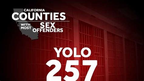 which california counties have the most sex offenders