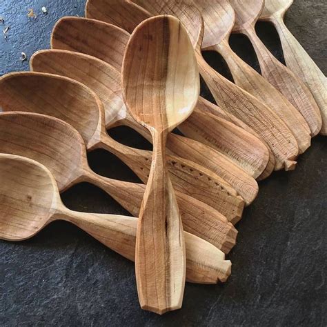Fantastic Hand Carved Spoons By Derek Sanderson Wood Spoon Carving Wooden Spoon Carving