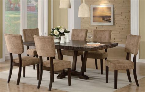 Put your dining room in marble mode with my montibello chair. Espresso Modern Dining Table w/Optional Side Chairs