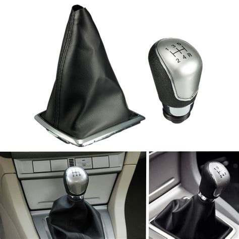 Speedwav Car Gear Lever Leatherette Cover Black For Tata Indica Boot