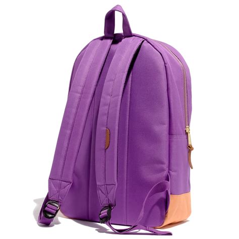 Madewell Herschel Supply Coreg X Colorblock Backpack In Purple Lyst