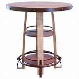 Find the perfect patio furniture & backyard decor at hayneedle, where you can buy online while you explore our room designs and curated looks for tips, ideas & inspiration to help you along the way. International Furniture Direct 967 Rustic Bistro Barrel Bar Table with Storage | Catalog Outlet ...
