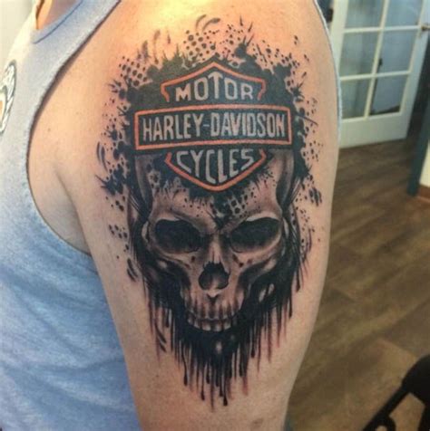 Harley Davidson Tattoos Designs, Ideas and Meaning | Tattoos For You