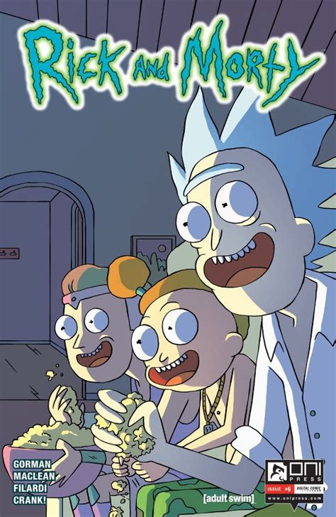 Rick And Morty 6 Comics By Comixology Rick And Morty Comic Rick