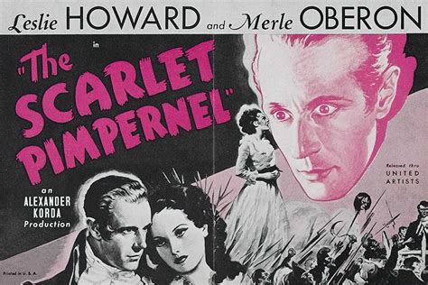 The scarlet pimpernel was initially rejected by publishers, when orczy completed it in 1903. The Scarlet Pimpernel (1934) | The Digital Archive