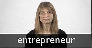 How to pronounce ENTREPRENEUR in British English