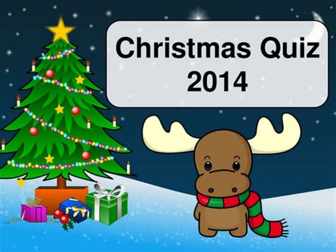 Christmas Quiz 2014 Teaching Resources