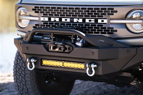 2021 2023 Ford Bronco Fs 15 Series Winch Front Bumper — Dv8 Offroad