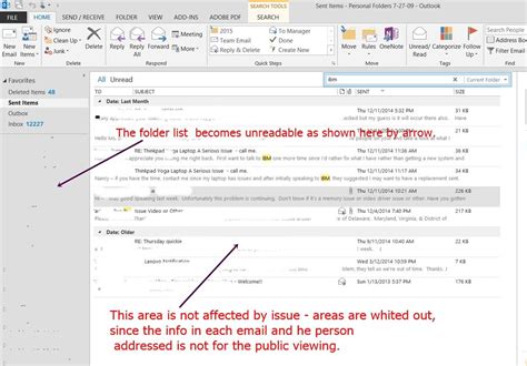 Display Issues With Outlook 2013 Microsoft Community