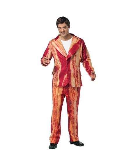 Adult Bacon Suit Costume Funny Adult Costumes