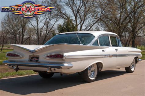 1959 chevrolet impala 4 door sedan gorgeous big fin impala factory ac for sale photos