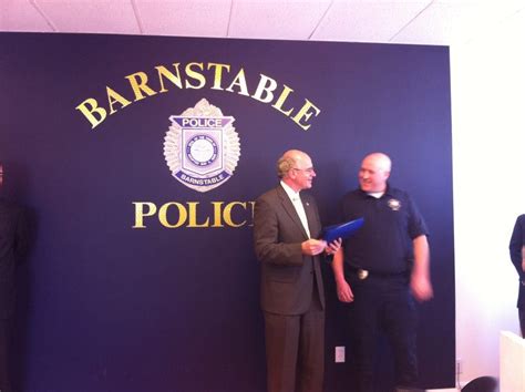 Keating Recognizes Barnstable Police Detective Law Enforcement For