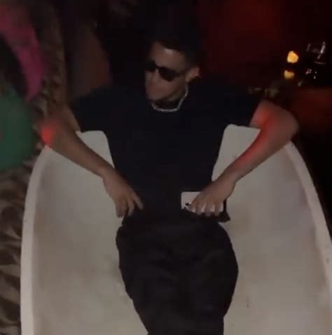 Watch Devin Booker Go Viral For Chilling In A Bathtub In The Middle Of
