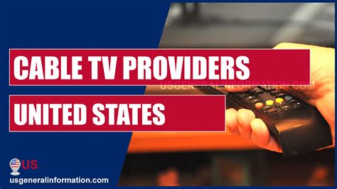 Cable Tv Providers In The United States Find Your Best Service