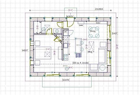 Straw Bale House Plan 660 Sq Ft Straw Bale House House Plans