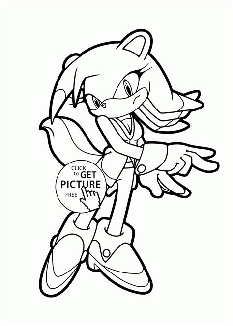 Download, print, and color sonic hedgehog characters evil eggman/ doctor robotnik, tails friend and sidekick, knuckles powerful echidna, amy rose crush, shadow, silver, blaze, rogue, and all. Sonic Coloring Pages Free Printable | Free Printable