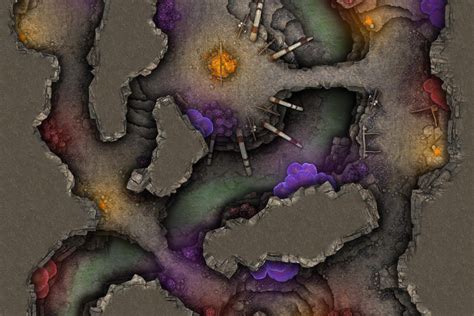 Ruined Dungeon In The Underdark Battlemaps Fantasy Map Maker My XXX Hot Girl