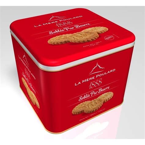 Biscuiterie La Mère Poulard Coffret Fer Sablés 500g Cdiscount Au Quotidien