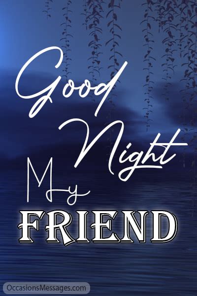 60 Good Night Messages For Friends Wishes And Cards