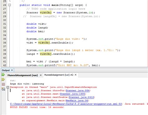 Exception In Thread Main Java Util Inputmismatchexception Scanner Classe